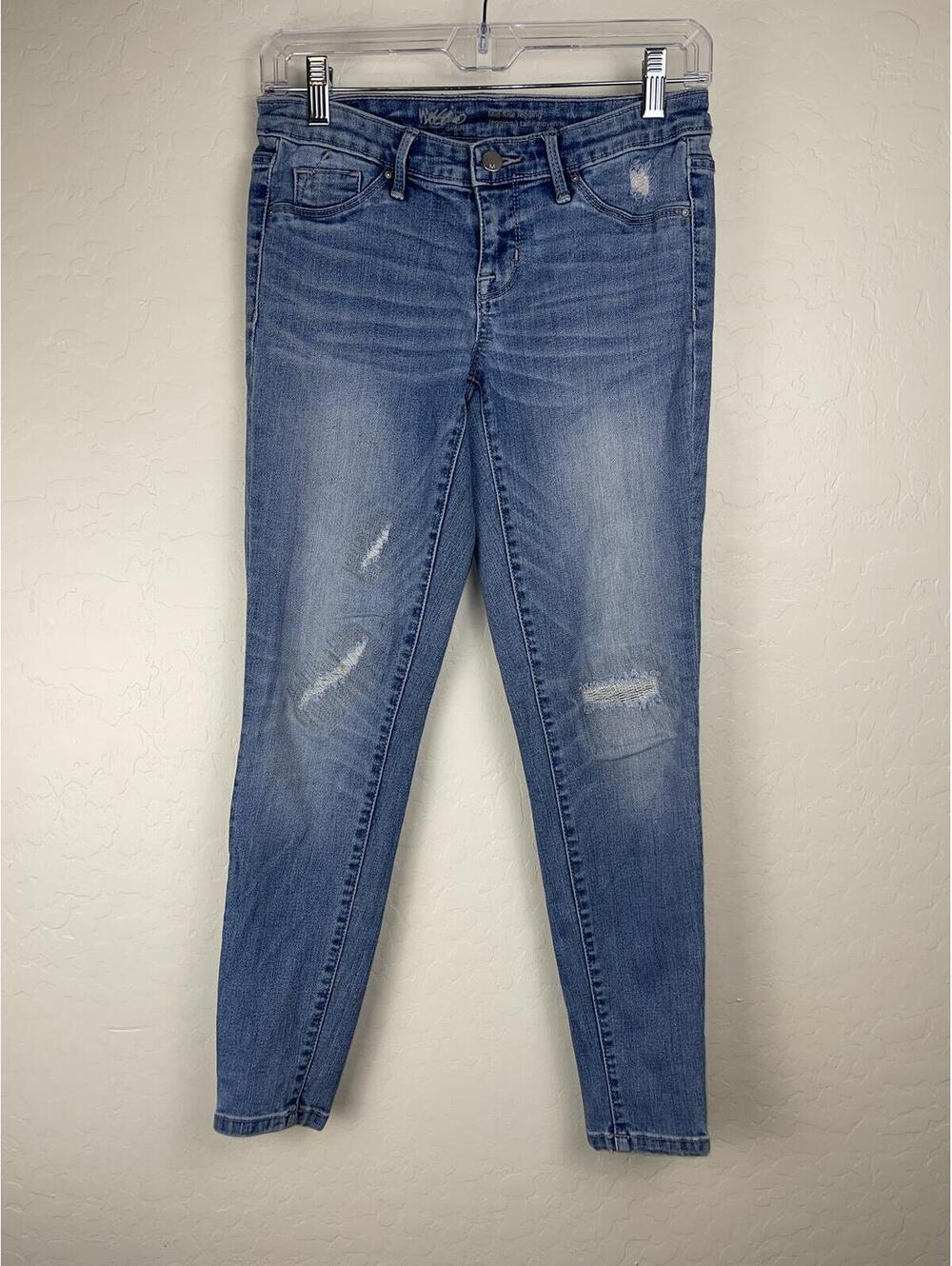 Mossimo Mid-Rise Denim Leggings Jeans Medium